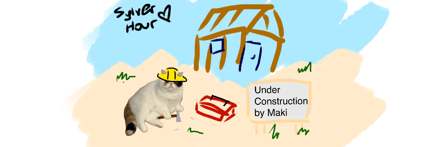 Maki supervising the Sylver Hour website under construction